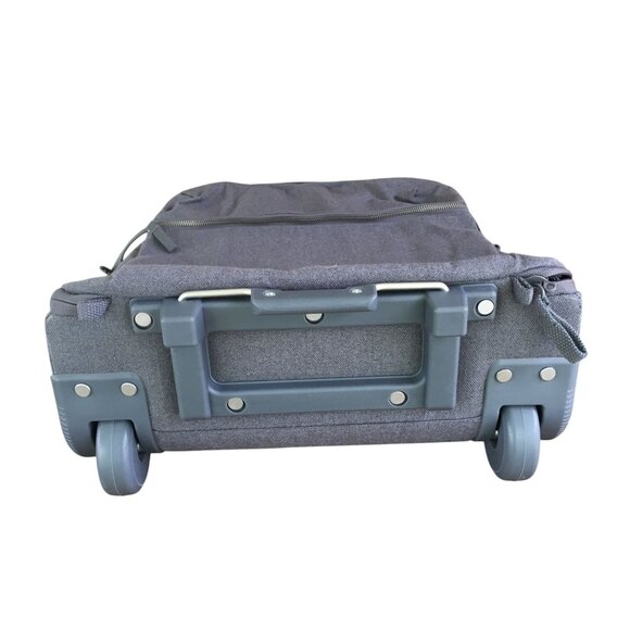 IKEA Forenkla Carry On Rolling Wheeled Travel Bag w/ Detachable Backpack Gray - Picture 4 of 16